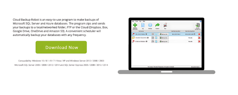 SQL Server Backup – Cloud Backup Robot
